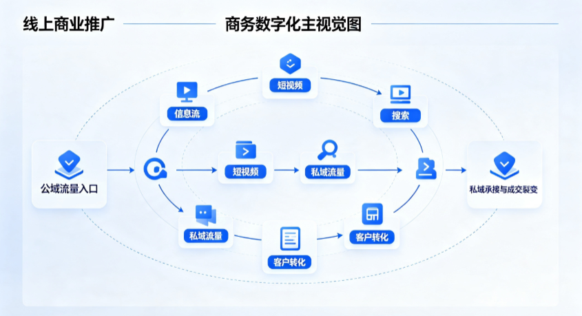霞山区线上商业推广怎么做？全域流量闭环搭建与低成本转化实战指南